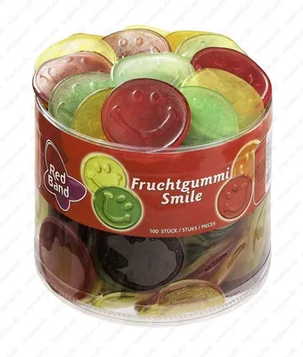 Zdjęcie produktu dla Guma owocowa Red Band Smile 100 sztuk