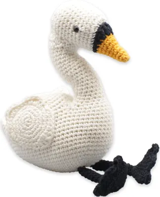 Produktbild von Hardicraft Häkelset Amigurumi "Schwan Lilly" mit Baumwollgarn und Füllmaterial, 16cm, HC-40CK058