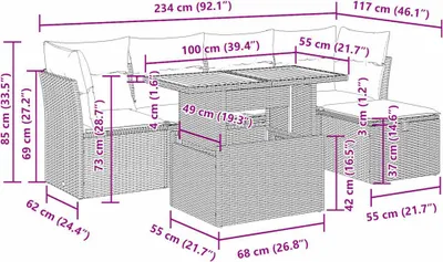 Zdjęcie produktu dla VidaXL 3327968, 6 szt.