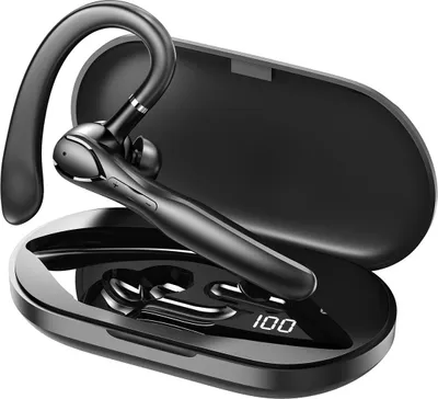 Produktbild von Freisprech-Headset mit integriertem Mikrofon und bis zu 50 Stunden Akkulaufzeit – kompatibel mit iOS- und Android-Systemen.