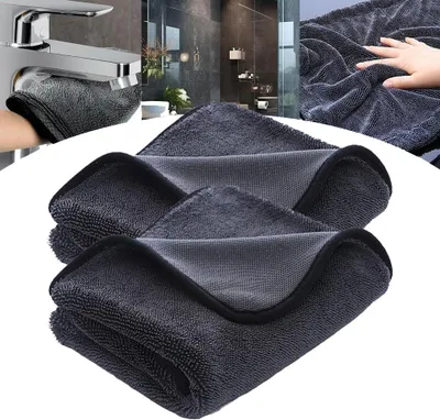 Produktbild von Ultra-Wipes Trockentuch Dusche, Wundertuch, Ultra Wipes Trockentš¹cher Auto Trockentuch, Super Saugf?hig, Microfibre Car Cleaning Cloth, Trockentš¹cher (2 stc)