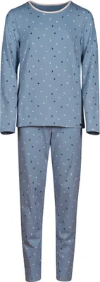 Produktbild von SKINY Mädchen Schlafanzug lang 2-tlg. - "Night In Skiny", Nachtwäsche, lang, Sterne Blau/Rosa 140
