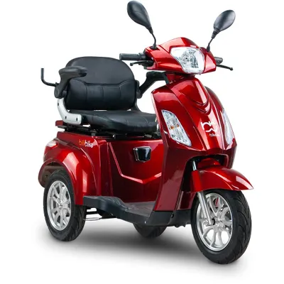 Produktbild von Seniorenmobil Elektromobil Senioren Roller BILI BIKE SHINO G2 GEL mit Straßenzulassung, Dreirad, TRIKE, 1000 W, 60V 20Ah, 25 km/h, Rot