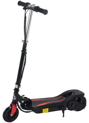 Immagine prodotto di Monopattino elettrico - per bambini dai 7 ai 14 anni - 120W - Velocità massima: 12 km/h - Regolabile e pieghevole - Nero