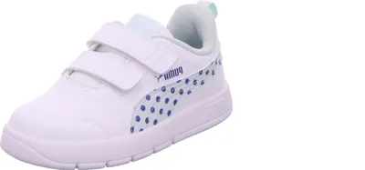 Produktbild von PUMA Mädchen Sneaker Courtflex V3 33260-21, 33260-22, 33260-23, 33260-24, 33260-25, 33260-26 PUM-398759 white/blue 24