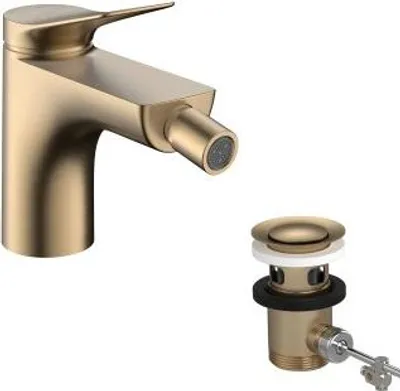 Obrázok produktu pre Jednopáková batéria na bidet hansgrohe Vivenis s odtokovou súpravou s ťahadlom, dosah 130 mm, 75200140