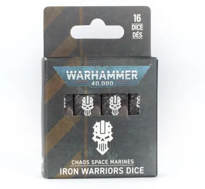 Produktbild von Warhammer 40.000 Chaos Space Marines Iron Warriors Dice