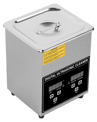 Obrázek produktu pro Ultrazvuková čistička 2 litry - Digitální ultrazvukové čisticí zařízení - 40 kHz - Nerezová ocel SUS304 - Ohřev 0–80°C - Časovač - 60 W, 220V