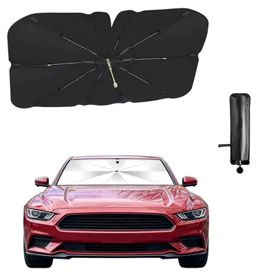 Image de Protection solaire pour voiture, pliable, 125 x 65 cm, pour pare-brise