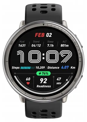 Produktbild von Amazfit Active 2, 3,35 cm (1.32"), AMOLED, Touchscreen, GPS, 29,5 g