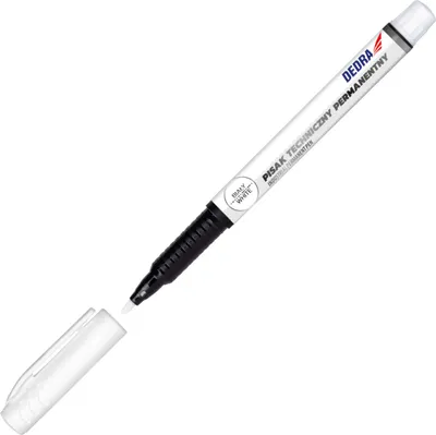 Produktbild von Pisak techniczny permanentny biały 1 mm