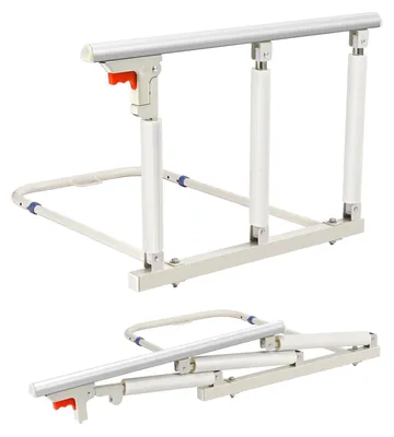 Image de Barrière de lit pliable pour personnes âgées, barrière de sécurité anti-chute