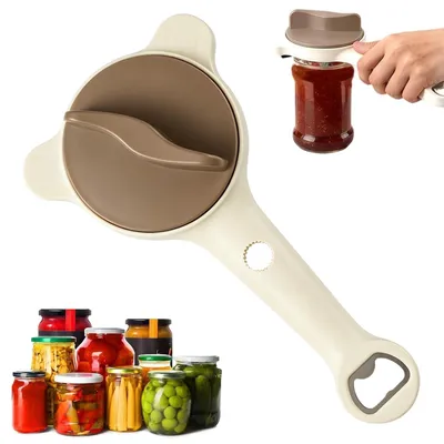 Produktbild von Verstellbarer Flaschenöffner 4-in-1 für Glas- und Dosenflaschen