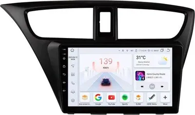 Produktbild von Autoradio mit Bluetooth und CarPlay für Honda Civic 9 (2012–2017) – Kompatibel mit Apple und Android – Stereoanlage – Navigationssystem – 6 GB RAM, 64 GB Speicher