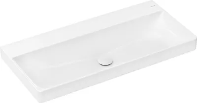 Produktbild von hansgrohe Xelu Q Waschtisch, mit Ablaufgarnitur, ohne Überlauf, 1000x480mm, Weiß, 61038450