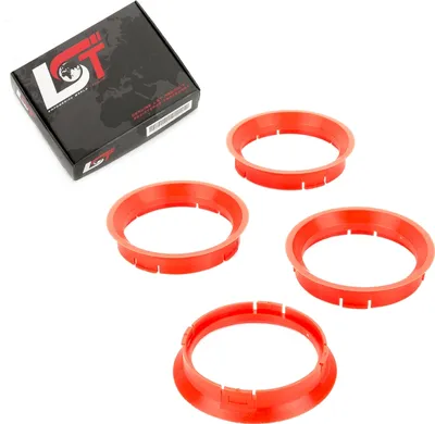Produktbild von 4x Zentrierringe Alufelgen Ø 56,6 mm - Ø 64,0 mm für ALFA ROMEO SUBARU TOYOTA