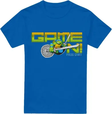 Obrázek produktu pro Teenage Mutant Ninja Turtles - "Game On!" Pánské tričko TV6575 (M) (královsky modrá)