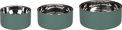 Image de Flamingo gamelle pour boire et manger Xara ronde verte, capacité : 1,9 l