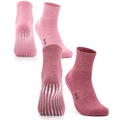 Produktbild von Occulto Damen Stoppersocken 2-4er Pack (Modell: Madeleine) 2P,PinkRed 35-38
