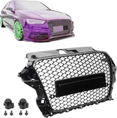 Produktbild von JOM 5311002JOE Kühlergrill Frontgrill für AUDI A3 Schrägheck (8V1, 8VK) Vorne Schwarz