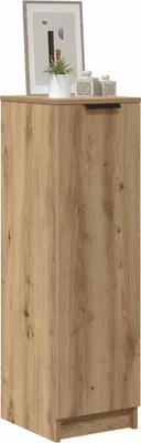 Image de vidaXL Armoire à chaussures Artisan-Chêne 29,5x35x100,5 cm Bois composite