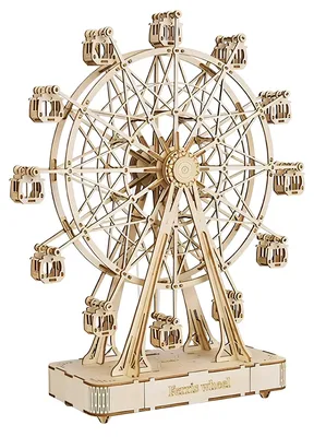 Immagine prodotto di Costruttore di modelli 3D Robotime Mulino del Diavolo 232 pezzi, 28 x 10 x 34 cm