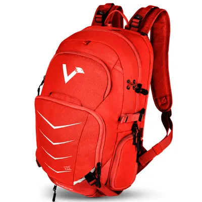 Produktbild von Valkental® Explorer Wanderrucksack, Wasserfest & Reflektierend - 22L - rot