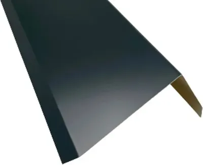 Kiesleiste Aus Aluminium - Anthrazit RAL 7016, 0,8mm Stark, 1m Lang - Ideal Für Dach & Terrasse