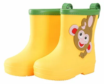 Produktbild von Gummistiefel für Kinder mit einem niedlichen Affendesign