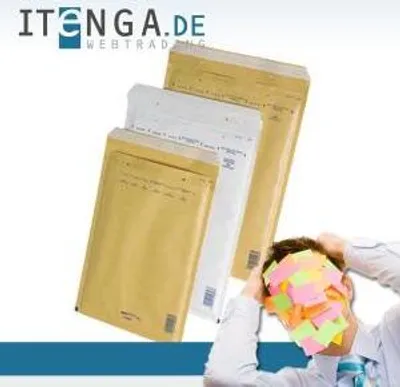 Produktbild von Luftpolstertasche Größe G / 7 braun - 100 Stück - 230 x 335 mm