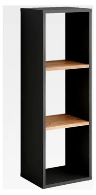 Produktbild von Standregal Orlando, Stauraumregal, Anthrazit/Goldkraft Eiche, 30 x 90,5 cm