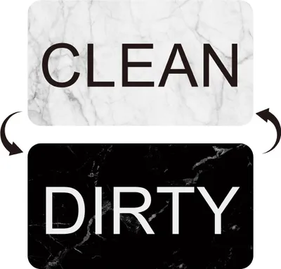 Obrázok produktu pre INF Magnet na umývačku riadu CLEAN / DIRTY obojstranný nápis