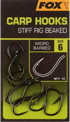 Zdjęcie produktu dla Fox Carp Hooks Stiff Rig Beaked Gr.4