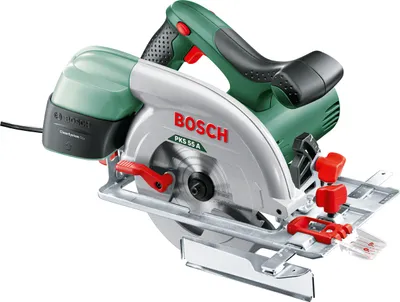 Produktbild von Bosch PKS 55 A Elektro-Handkreissäge, 1200 Watt, 55 mm Schnitttiefe, Staubabsaugung