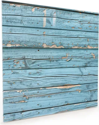 Produktbild von Küchenrückwand Spritzschutz Glas mit Motiv Verwittertes Holz 40 x 40 cm
