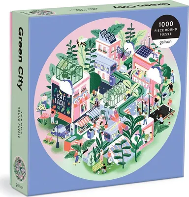 Produktbild von GALISON Rundpuzzle Green City 1000 Teile
