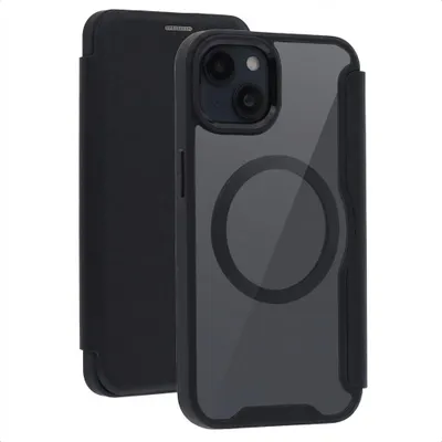 Imagen del producto de Bookcase transparente con MagSafe para Apple iPhone 15 -, Imagen generada por IA