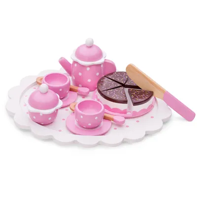 Produktbild von New Classic Toys, Kaffeeservice mit Kuchen
