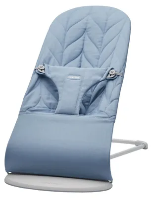 Produktbild von BabyBjörn Bliss Kronenblatt Baumwolle Wippe Blau