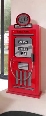 Produktbild von Vipack Kommode Tankstelle, Rot