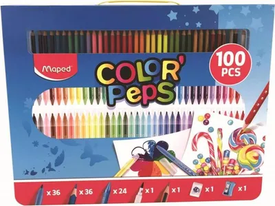 Image de maped M907003 maped Schreibset COLOR'PEPS farbsortiert