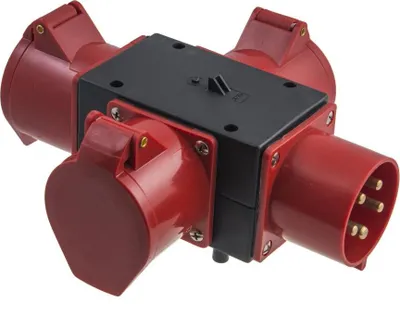 Immagine prodotto di Distributore di corrente R-BOX MINI 2 Distributore di corrente da cantiere Distributore 3x32A/5p IP44