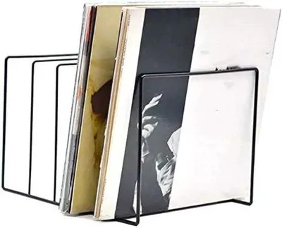 Immagine prodotto di Scaffale per dischi in vinile - Scaffale a 2 ante per dischi in vinile - Portadischi - Scaffale per dischi in vinile
