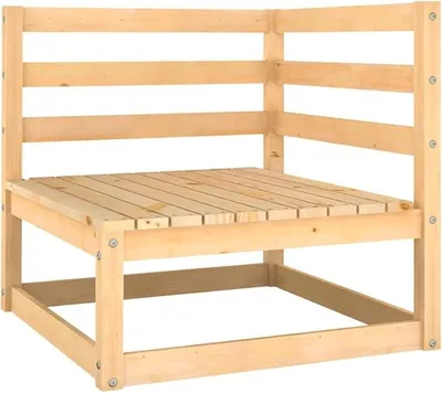 Produktbild von Garten-Ecksofa, Lounge Sofa Outdoor, Garten Loungemöbel, Gartensofa, Gartenlounge, Balkon Set Möbel, Massivholz Kiefer