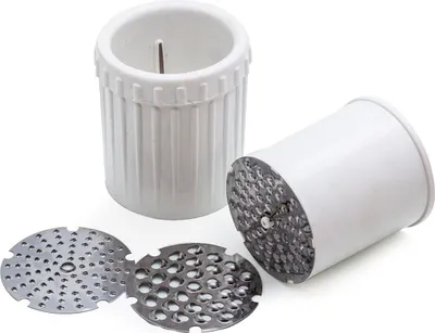 Produktbild von Multifunktioneller Teller-Raspierer - Parmesankäse-Raspierer - Käse - Nüsse - Schokoladen-Raspierer - Gemüse - Knoblauch-Schneidemaschine - 7,5x10cm