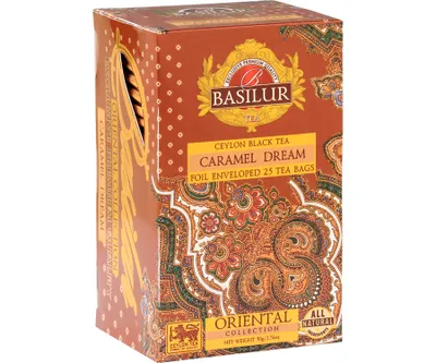 Image de Basilur CARAMEL DREAM thé noir CARAMEL en sachets - 25x2g