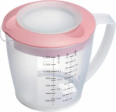 Immagine prodotto di Westmark Rührbecher mit Deckel, Helena, 1,4 l, rosa, 3105227P