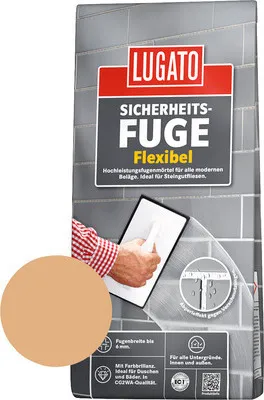 Produktbild von Lugato Fugenmörtel Sicherheitsfuge Flexibel caramel 1 kg