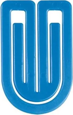 Produktbild von Büroklammern King Klip 50mm VE=100 Stück blau