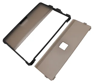 Image de Housse de protection antichoc pour tablette avec support pour stylet - Étui de protection robuste pour Pro 7 Plus, Pro 7, Pro 6, Pro 5 et Pro 4 LTE - Gris